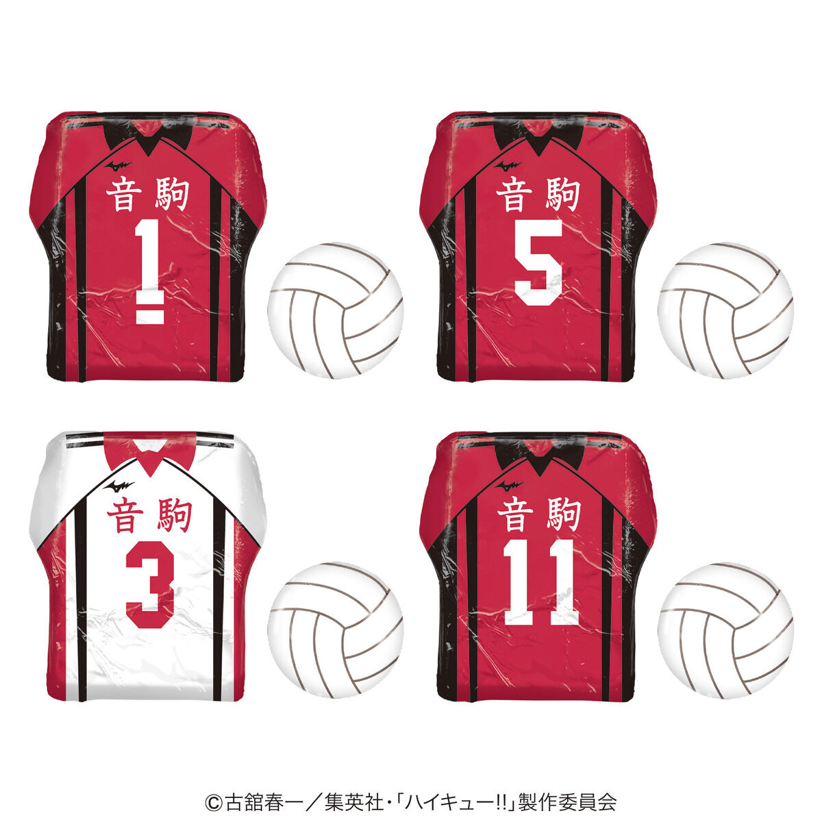 ウェアコレハイキュー!!音駒高校（4個入り） | ハイキュー!! 食品