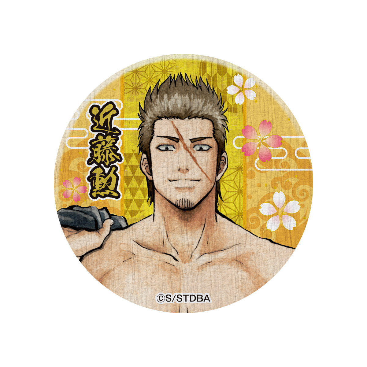 銀魂 キャラポップストア 和紙風缶バッジコレクション-花鳥風月