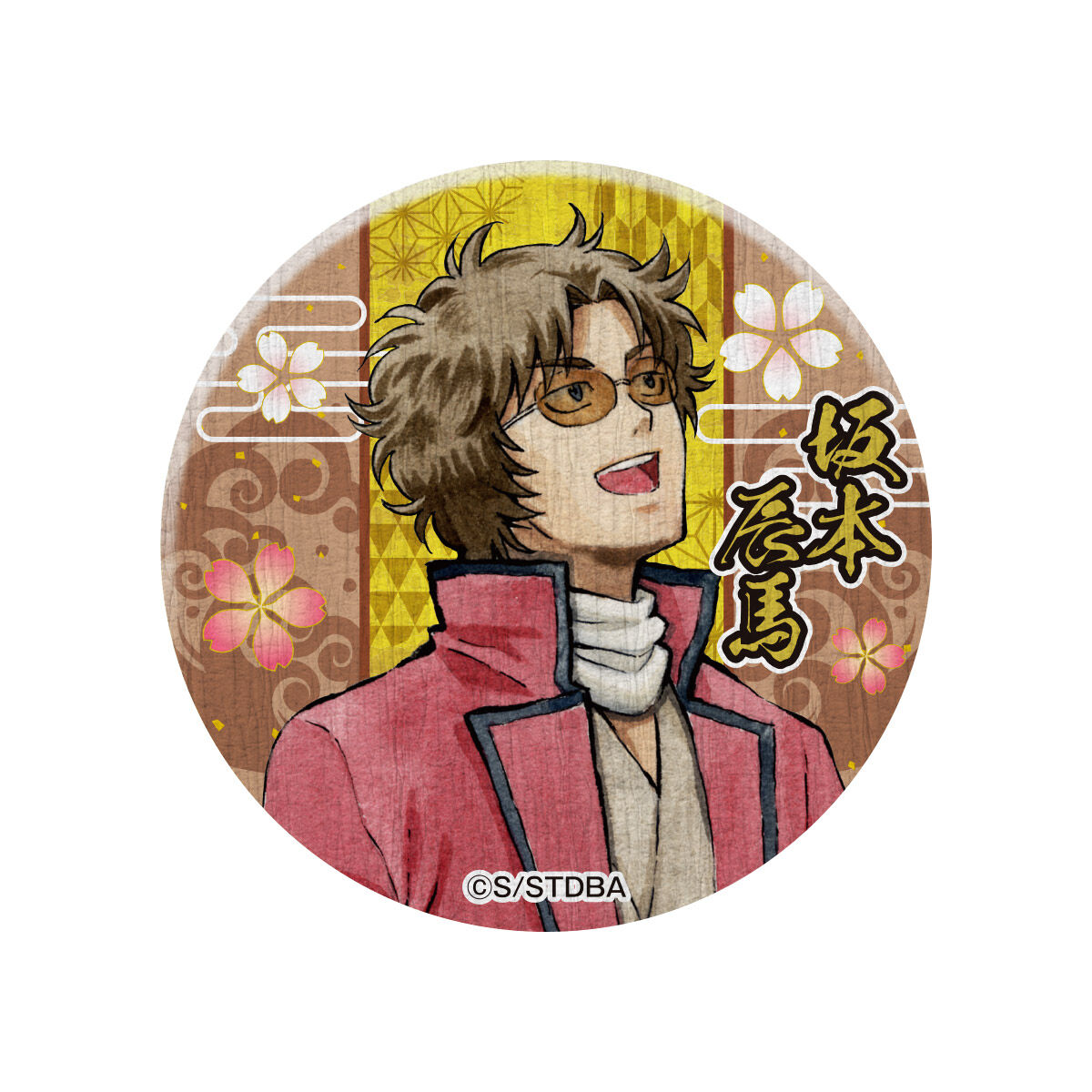 銀魂 キャラポップストア 和紙風缶バッジコレクション-花鳥風月