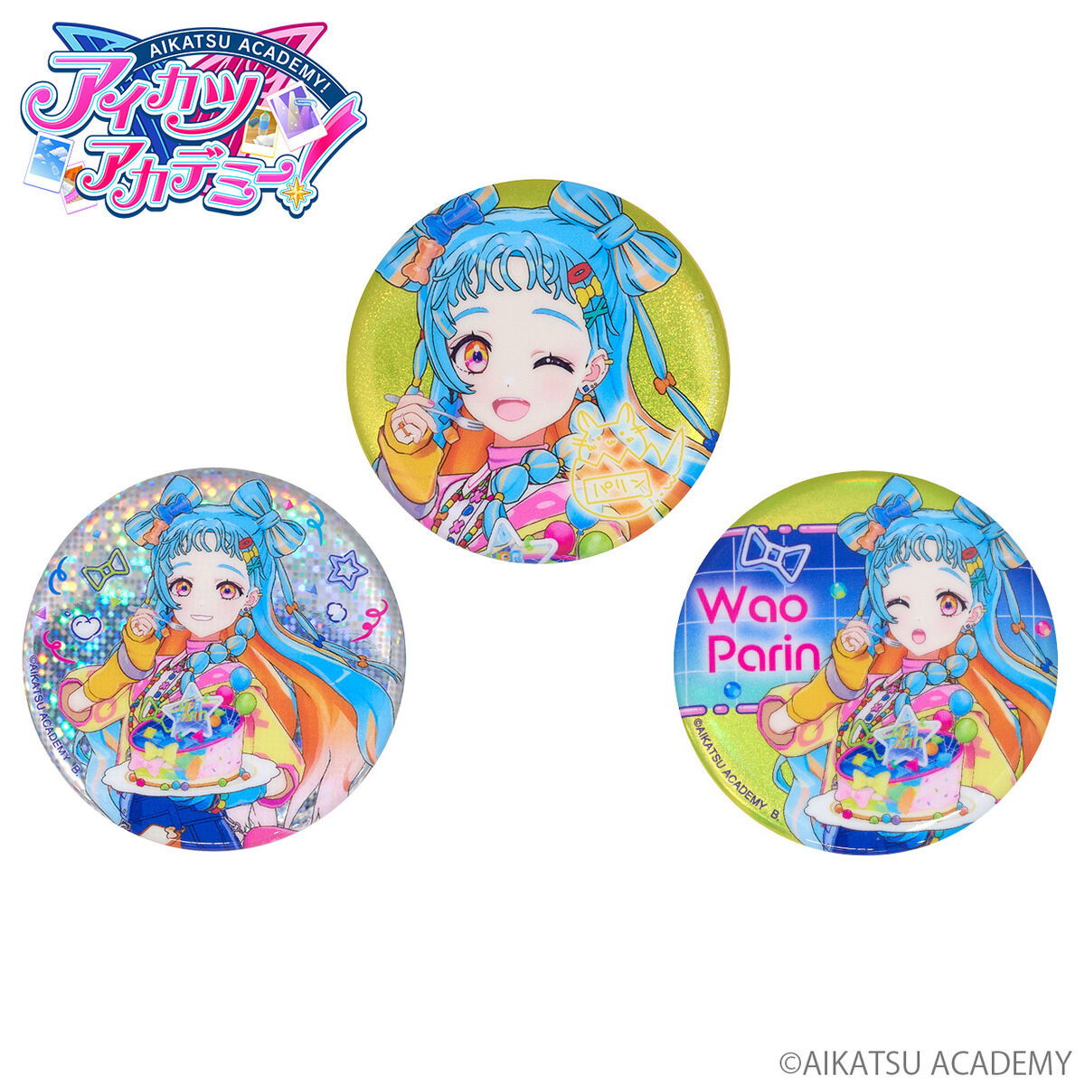 和央パリン　缶バッジ ハピクロ！】アイカツアカデミー！和央パリン バースデー記念