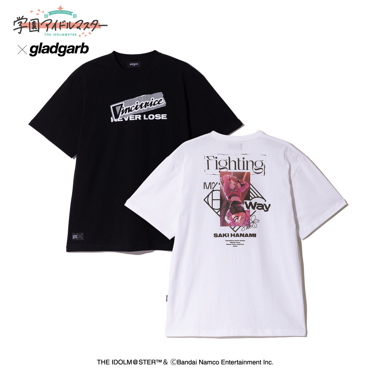 学園アイドルマスター×gladgarb Fighting My Way Tee | 『アイドル