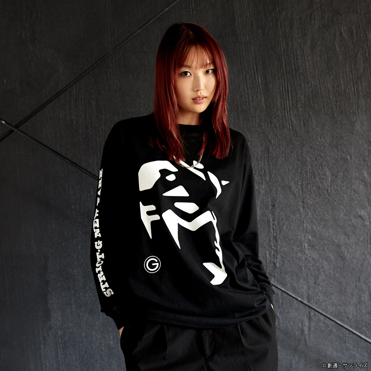 STRICT-G NEW YARK『機動戦士ガンダム』ロングスリーブTシャツ ロゴ