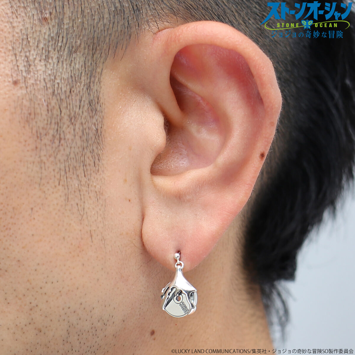 ジョジョの奇妙な冒険ストーンオーシャン　ピアス ジョジョの奇妙な冒険 ストーンオーシャン×PAMEO POSE】S・F ピアス