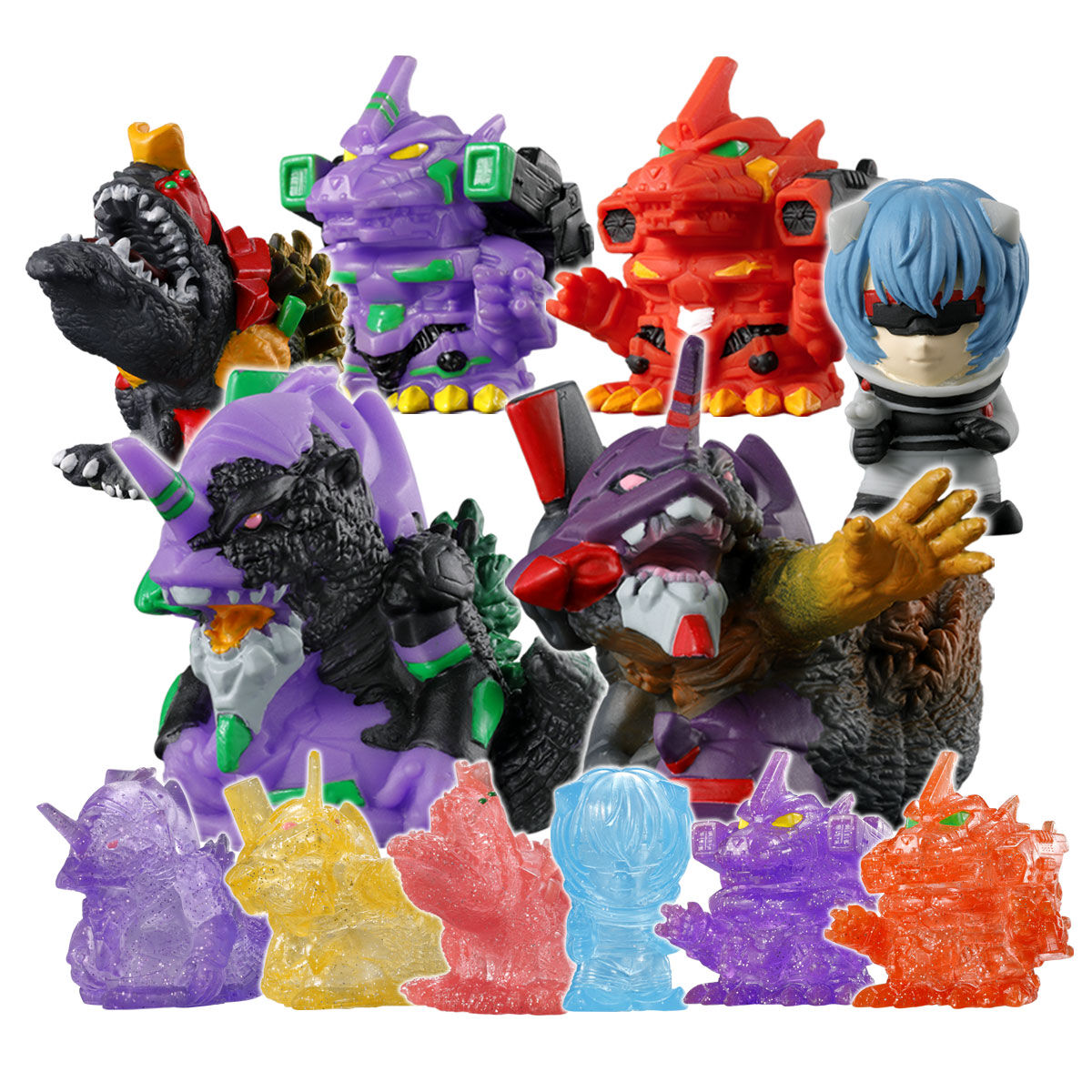 ゴジラ対エヴァンゲリオン ミニソフビクロニクル（BOX