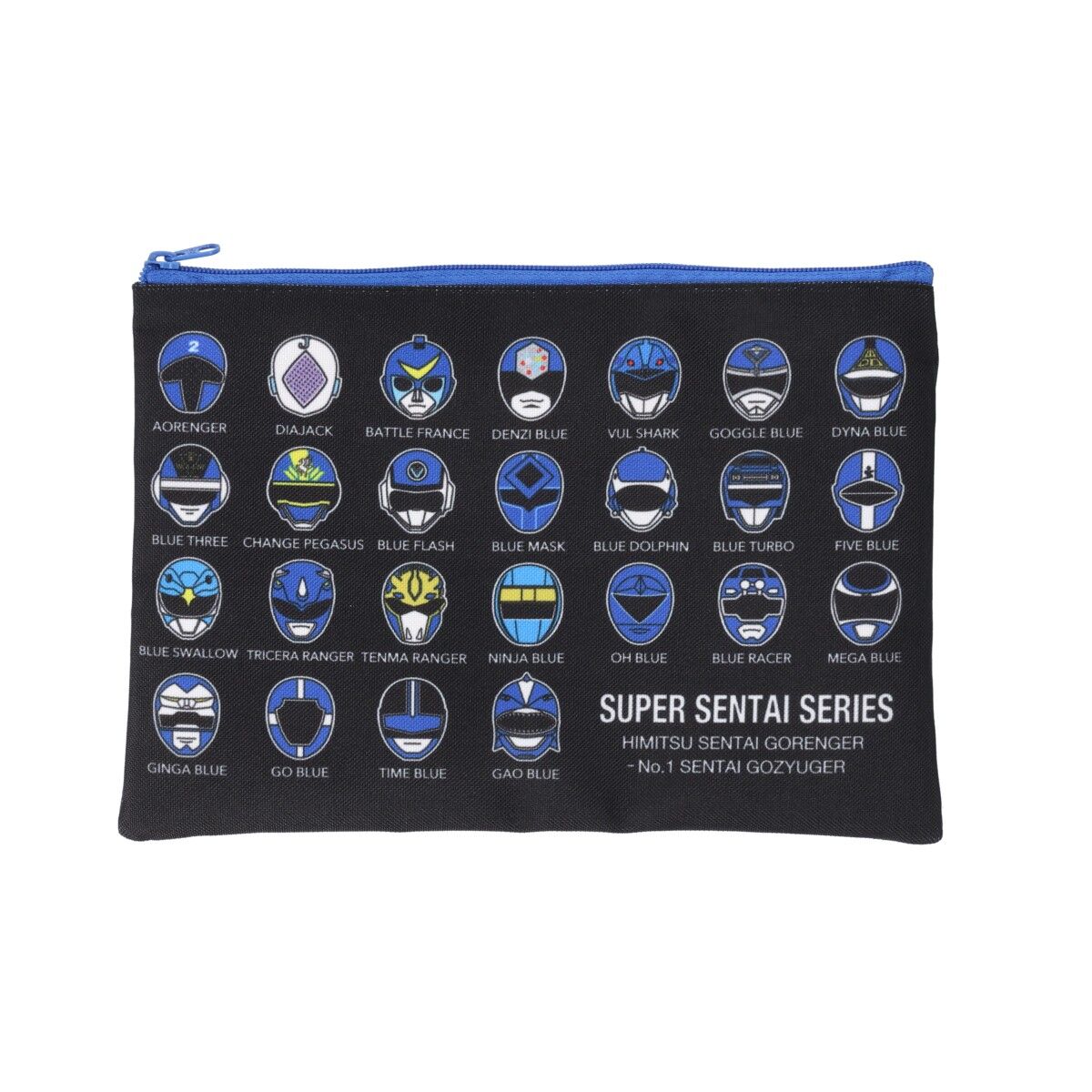 スーパー戦隊50周年記念 歴代ブルー ポーチ | 宇宙戦隊キュウ