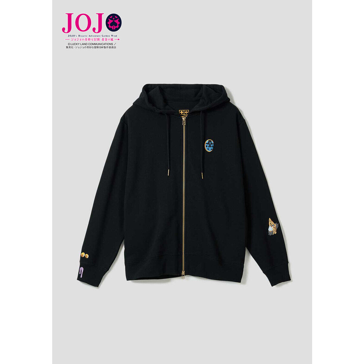 アニメ『ジョジョの奇妙な冒険 黄金の風』 グラニフ パーカー