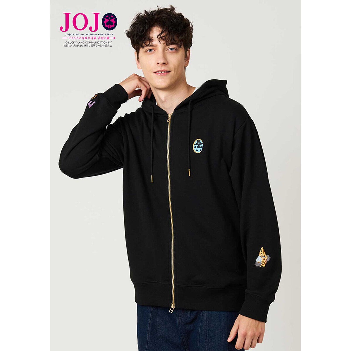 アニメ『ジョジョの奇妙な冒険 黄金の風』 グラニフ パーカー