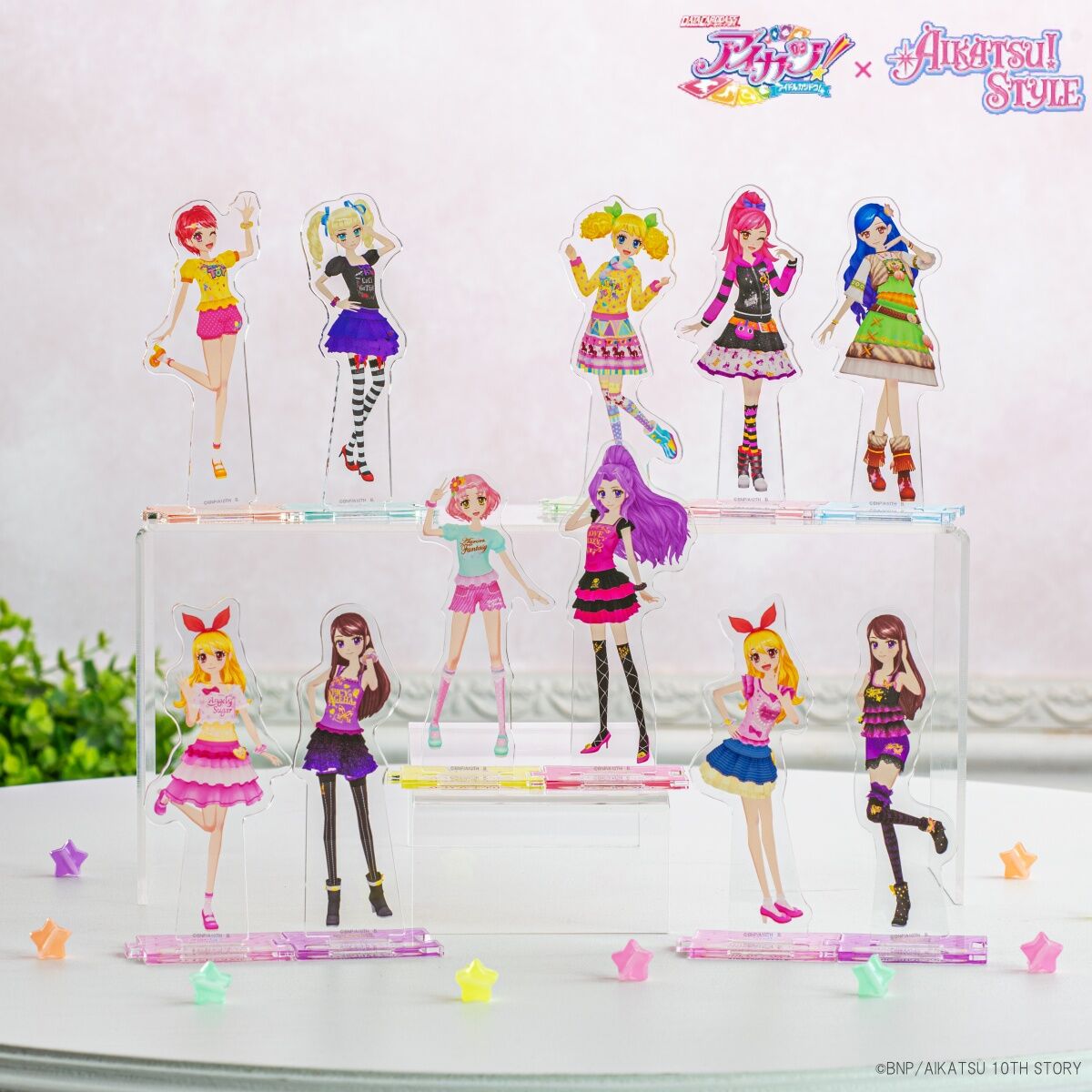 アイカツ！　アクスタ AIKATSU！10th ANNIVERSARY ゆらゆらアクリルスタンド | アイカツ