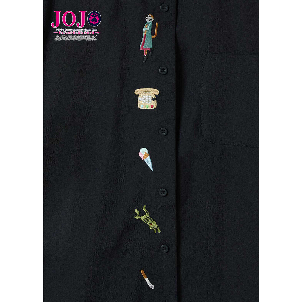 アニメ『ジョジョの奇妙な冒険 黄金の風』 グラニフ シャツ | ジョジョ