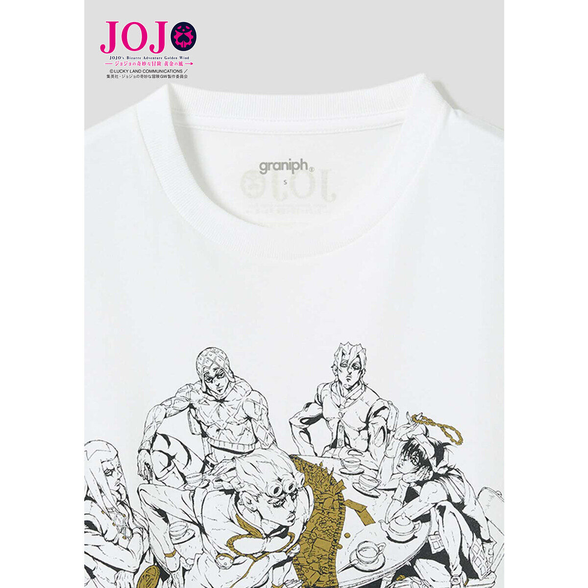 ジョジョ　5部　黄金の風　Tシャツ　Lサイズ　グラニフ　granipf ジョジョの奇妙な冒険 黄金の風』×『グラニフ』Tシャツ | ジョジョの