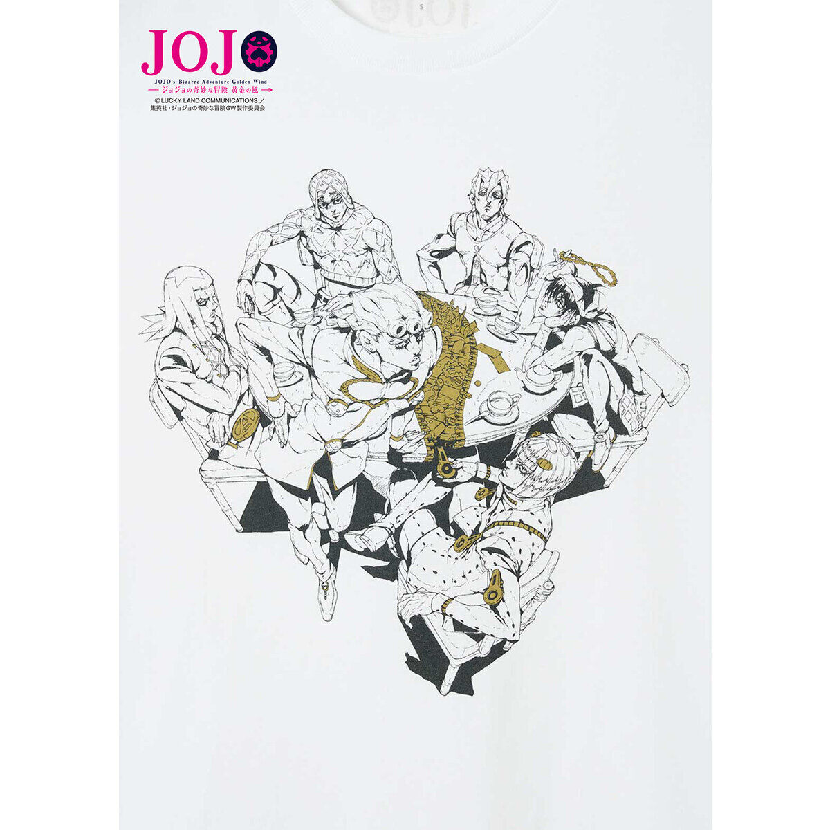 アニメ『ジョジョの奇妙な冒険 黄金の風』 グラニフ 半袖TシャツA