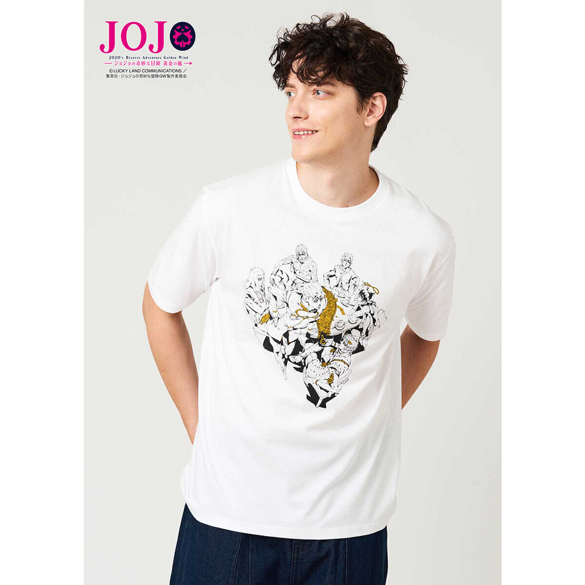 アニメ『ジョジョの奇妙な冒険 黄金の風』 グラニフ 半袖TシャツA