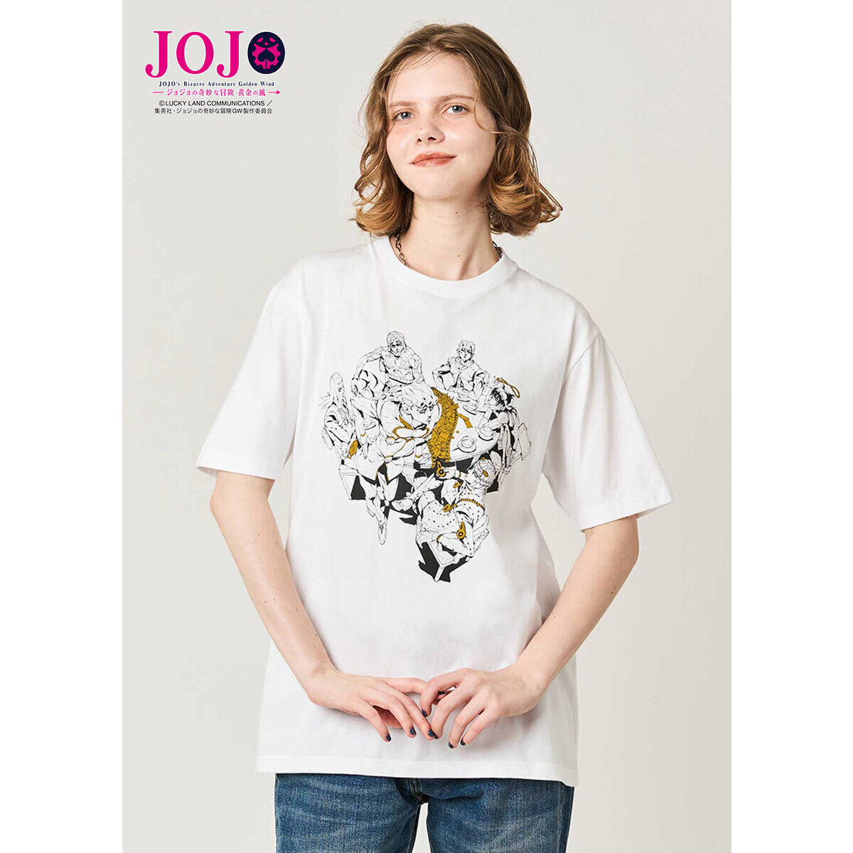 アニメ『ジョジョの奇妙な冒険 黄金の風』 グラニフ 半袖TシャツA