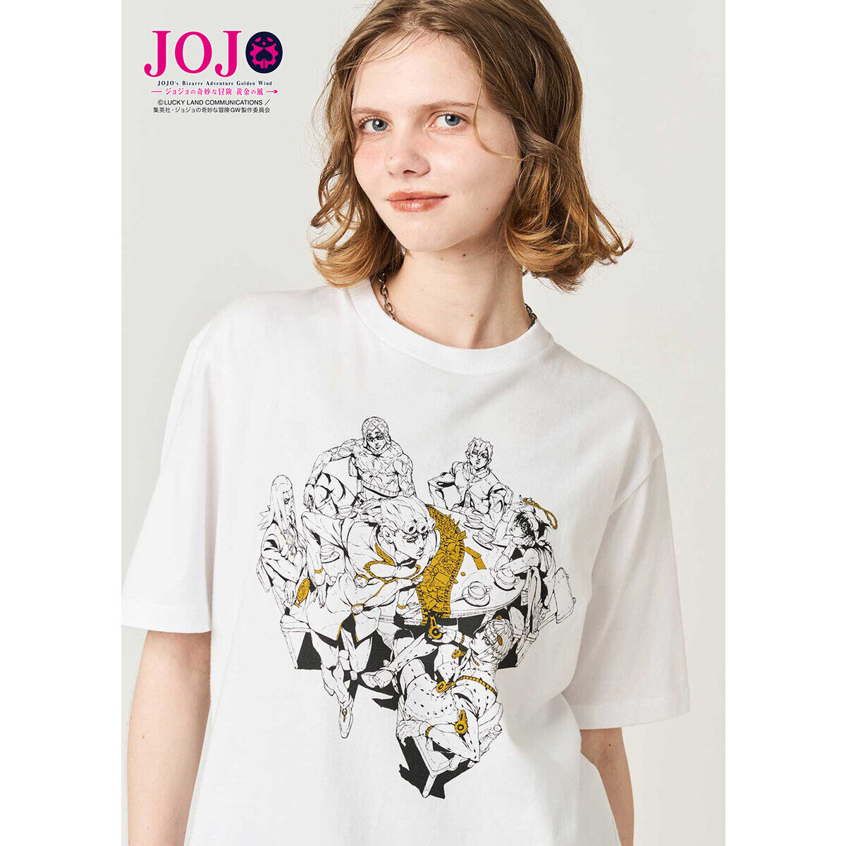 アニメ『ジョジョの奇妙な冒険 黄金の風』 グラニフ 半袖TシャツA
