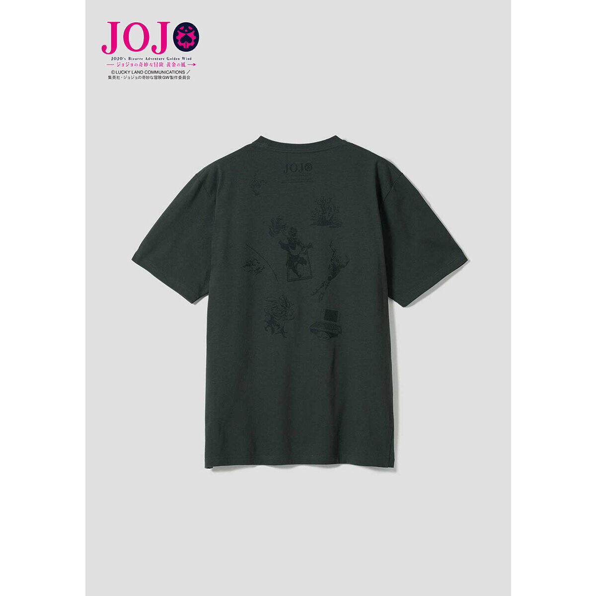 アニメ『ジョジョの奇妙な冒険 黄金の風』 グラニフ 半袖TシャツB