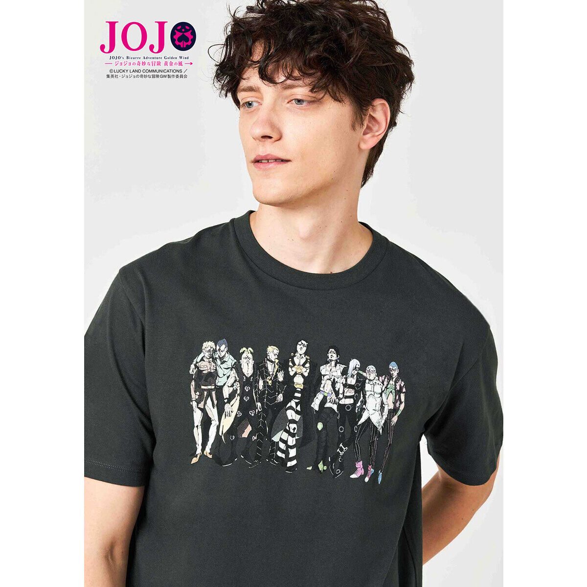 アニメ『ジョジョの奇妙な冒険 黄金の風』 グラニフ 半袖TシャツB