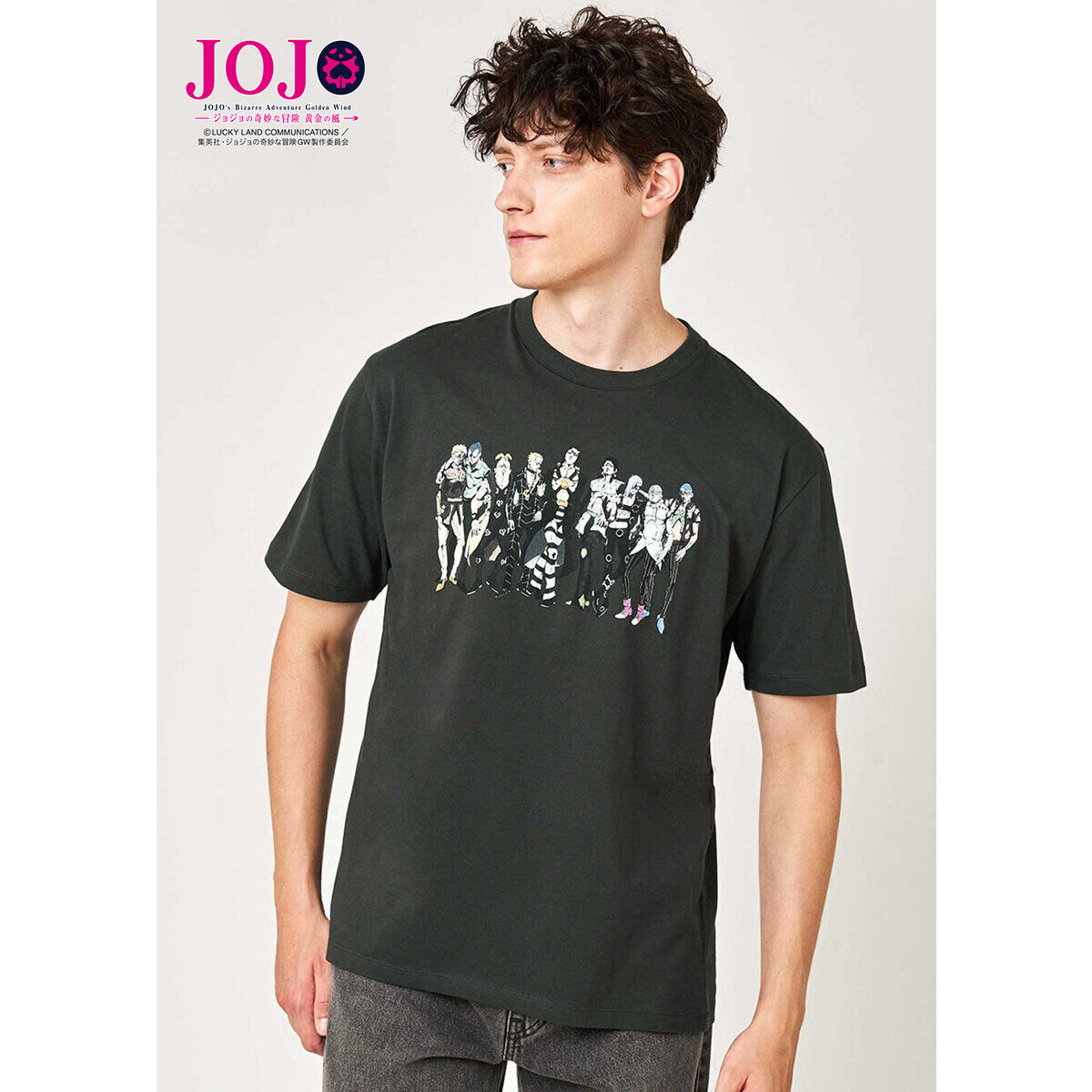アニメ『ジョジョの奇妙な冒険 黄金の風』 グラニフ 半袖TシャツB