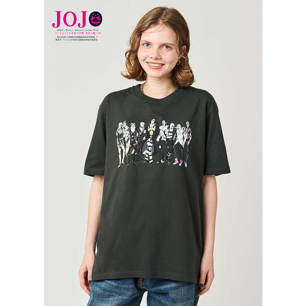 アニメ『ジョジョの奇妙な冒険 黄金の風』 グラニフ 半袖TシャツB
