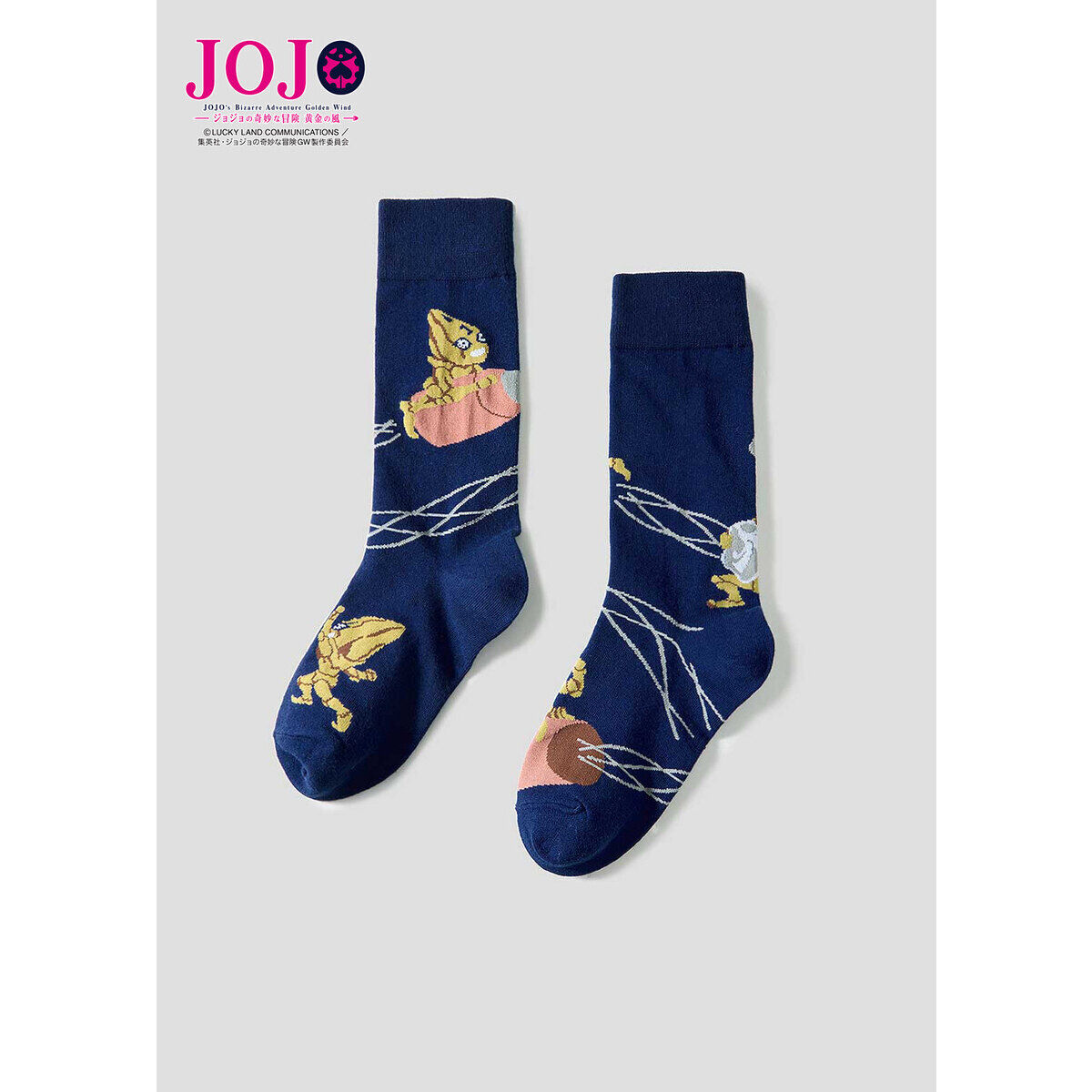 アニメ『ジョジョの奇妙な冒険 黄金の風』 グラニフ ソックス アニメ『ジョジョの奇妙な冒険 黄金の風』 グラニフ ソックス