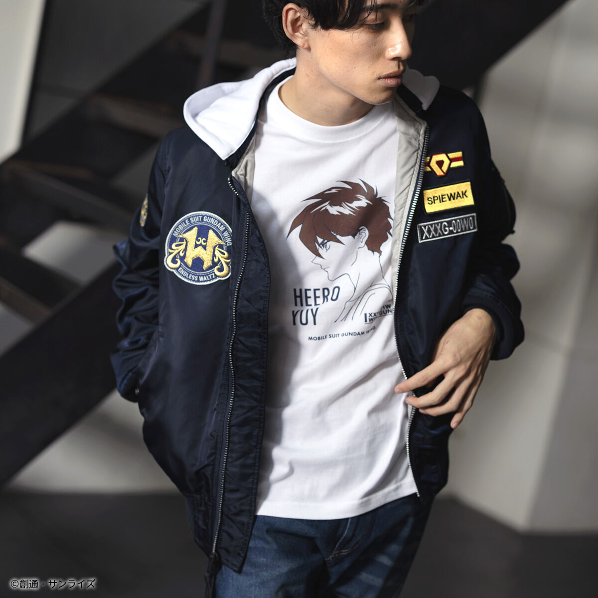 STRICT-G『新機動戦記ガンダムW』Tシャツ ヒイロ・ユイ横顔 | 新機動