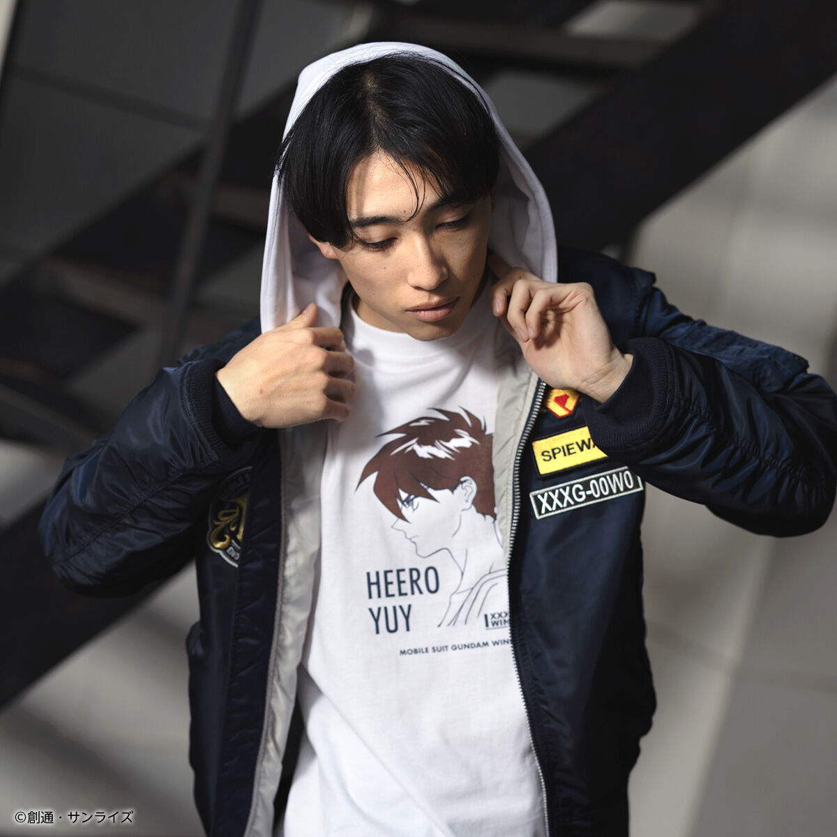 STRICT-G『新機動戦記ガンダムW』Tシャツ ヒイロ・ユイ横顔 | 新機動