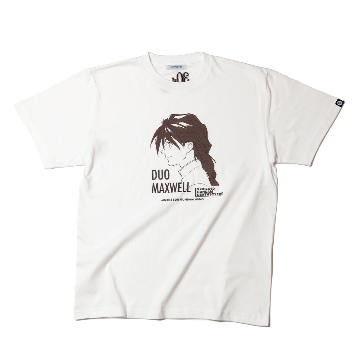 STRICT-G『新機動戦記ガンダムW』Tシャツ デュオ・マックスウェル横顔