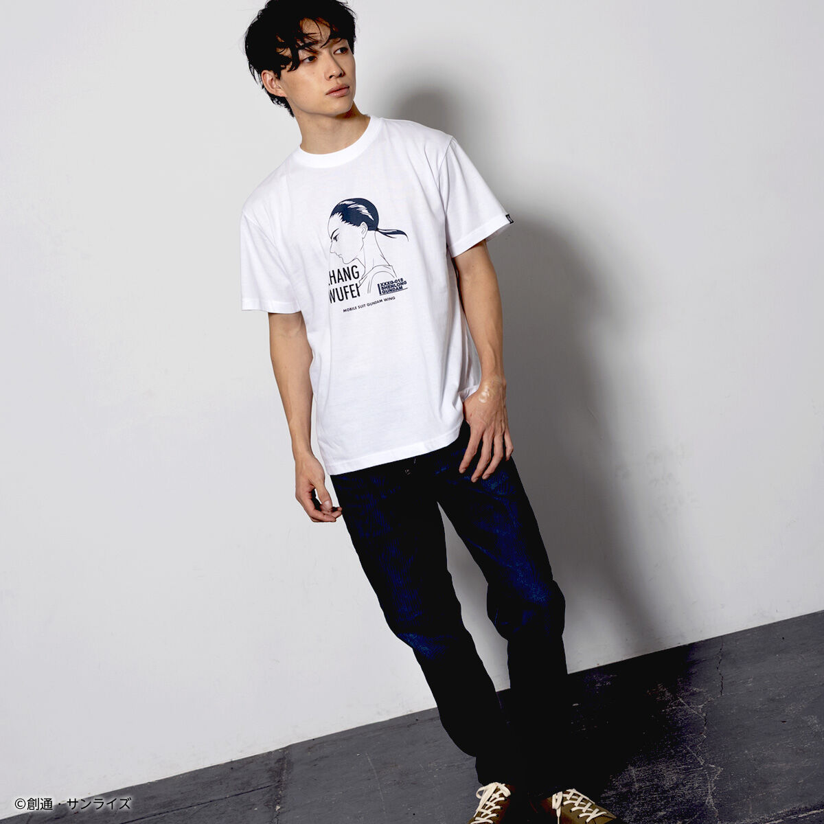 STRICT-G『新機動戦記ガンダムW』Tシャツ 張 五飛横顔 | 新機動戦記