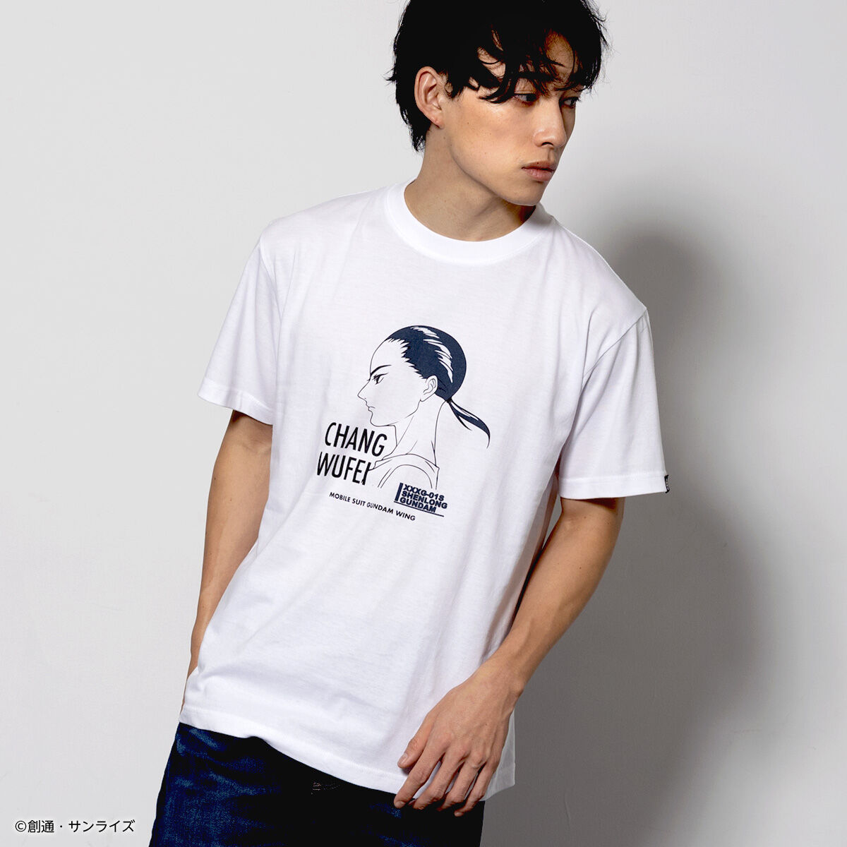 STRICT-G『新機動戦記ガンダムW』Tシャツ 張 五飛横顔 | 新機動戦記