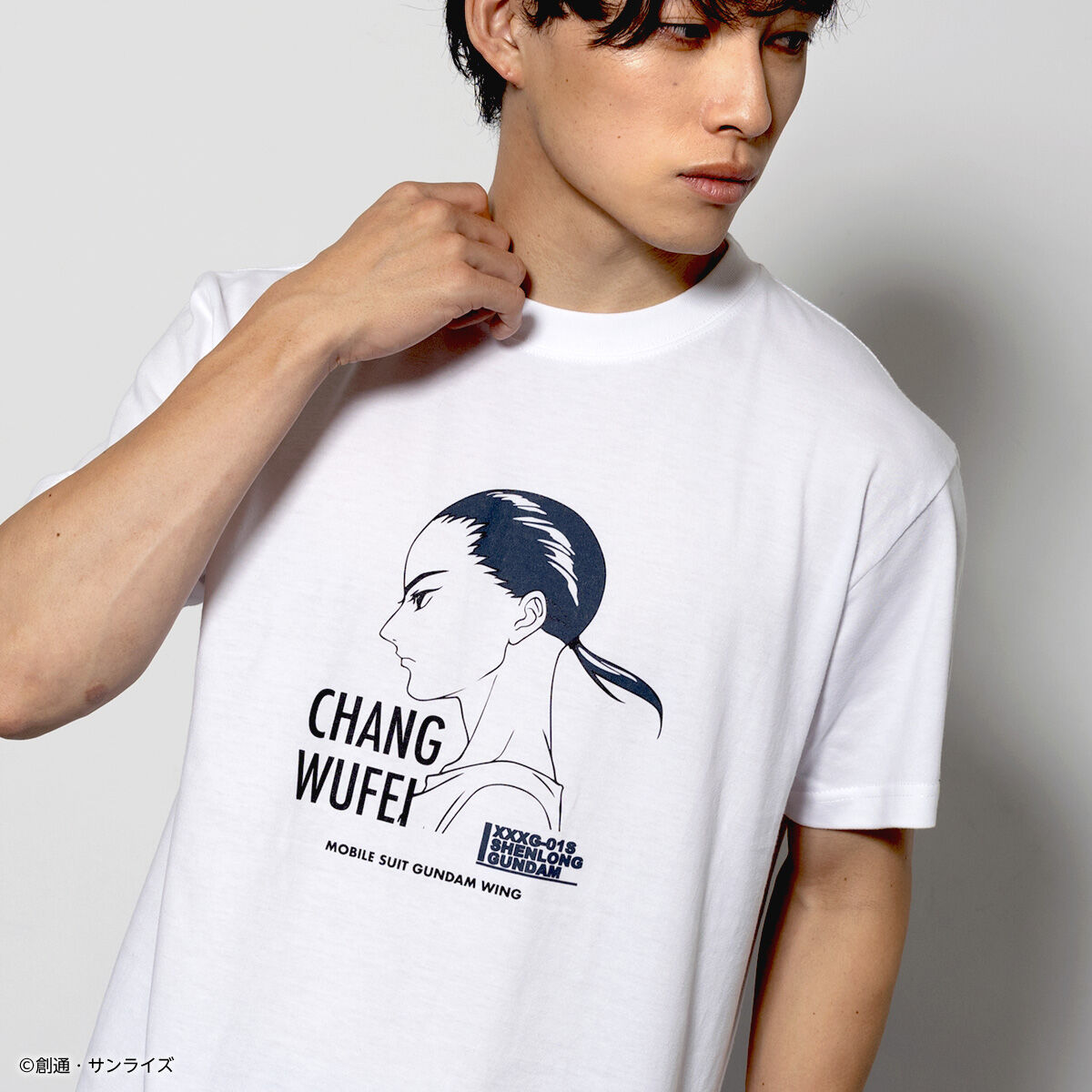STRICT-G『新機動戦記ガンダムW』Tシャツ 張 五飛横顔 | 新機動戦記