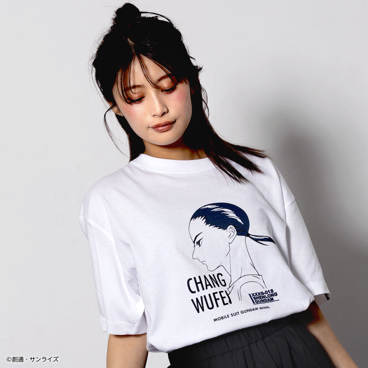 STRICT-G『新機動戦記ガンダムW』Tシャツ 張 五飛横顔 | 新機動戦記