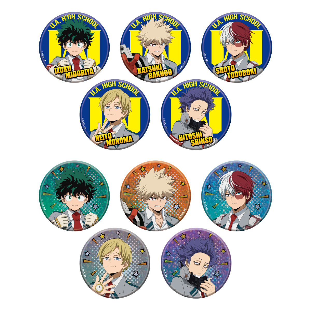 僕のヒーローアカデミア　雄英高校オープンスクール　缶バッジ　緑谷出久　爆豪勝己 数量限定】僕のヒーローアカデミア 第2回 雄英高校オープンスクール 缶