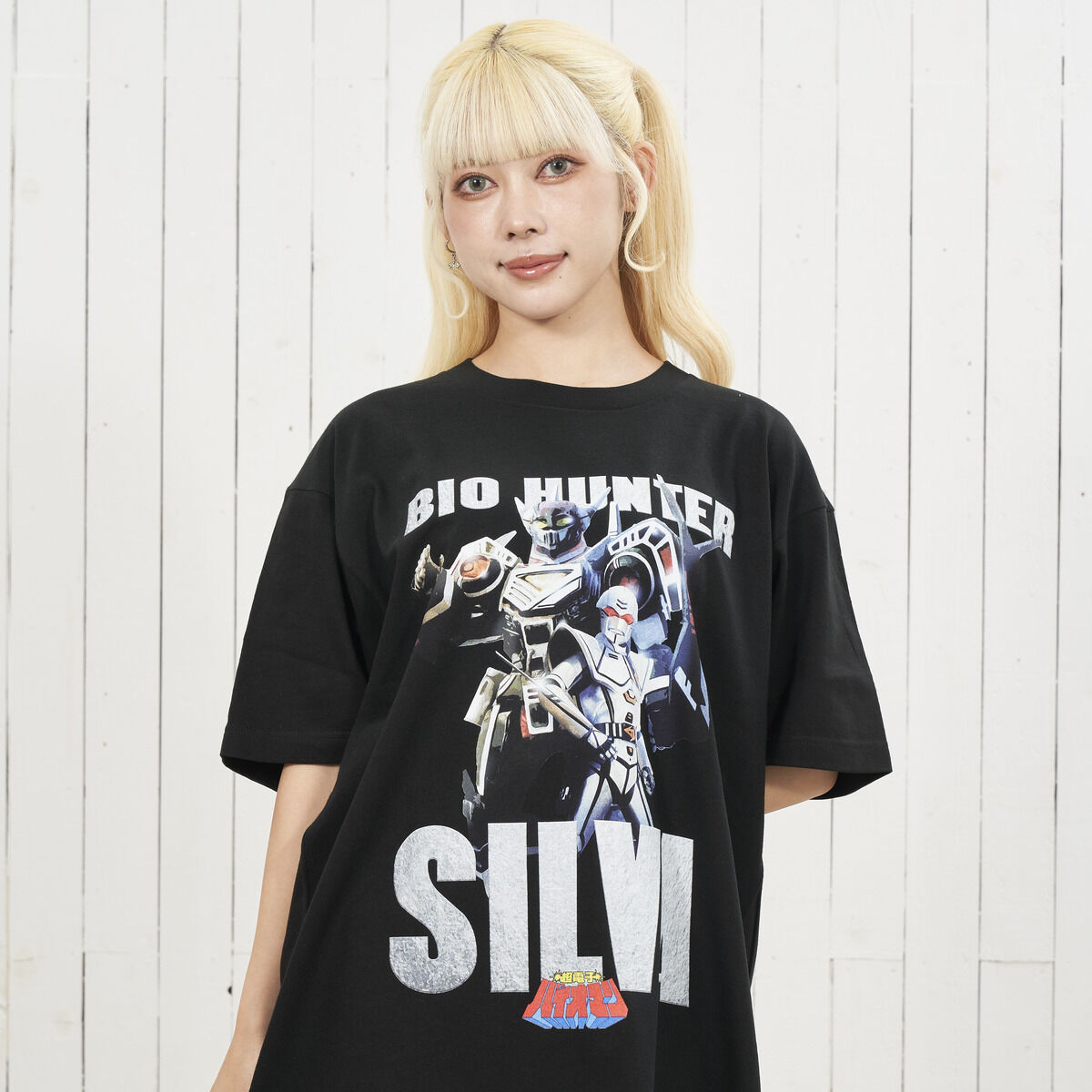 超電子バイオマン Tシャツ バイオハンター・シルバ＆バルジオン柄
