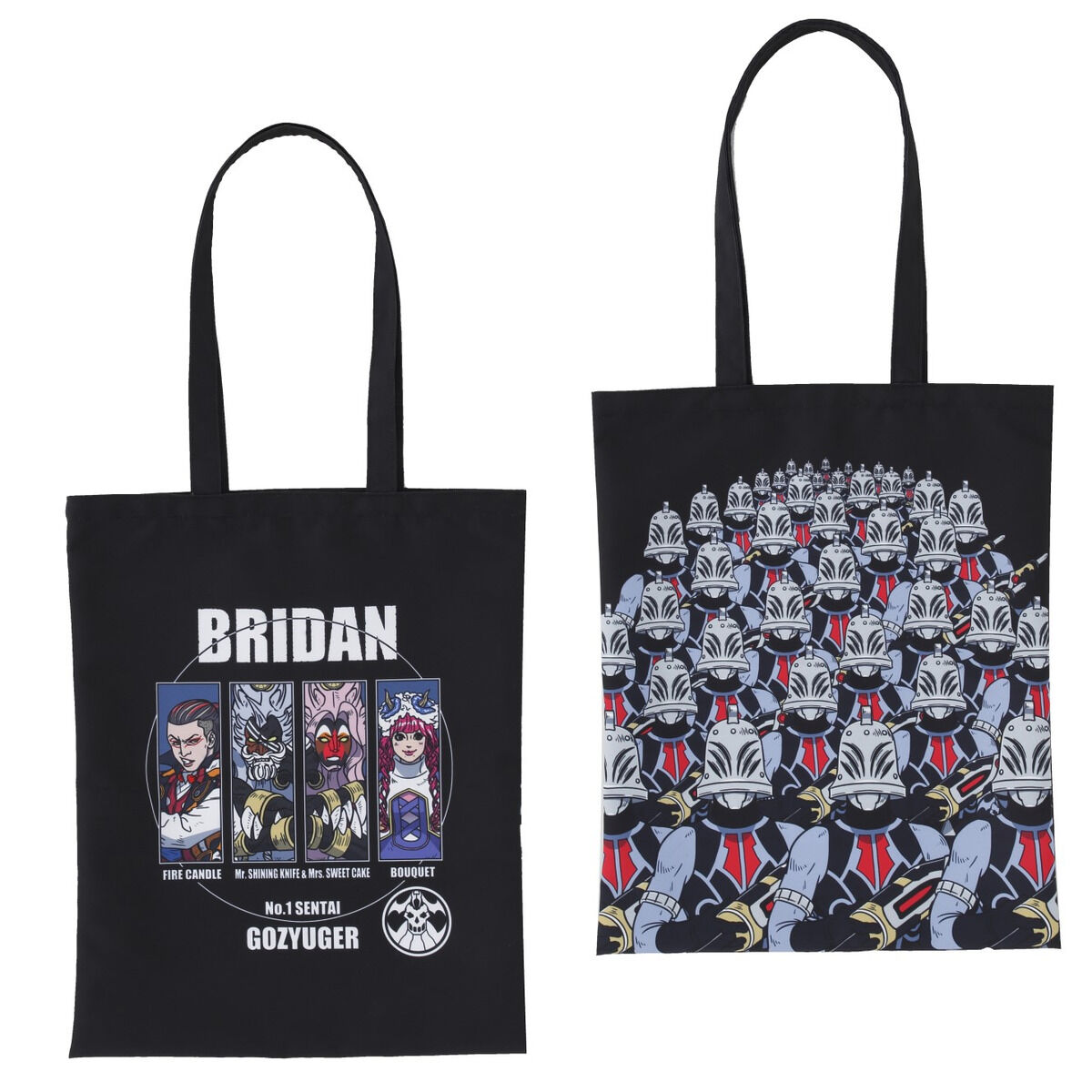 ナンバーワン戦隊ゴジュウジャー×K-SuKe ブライダン トートバッグ