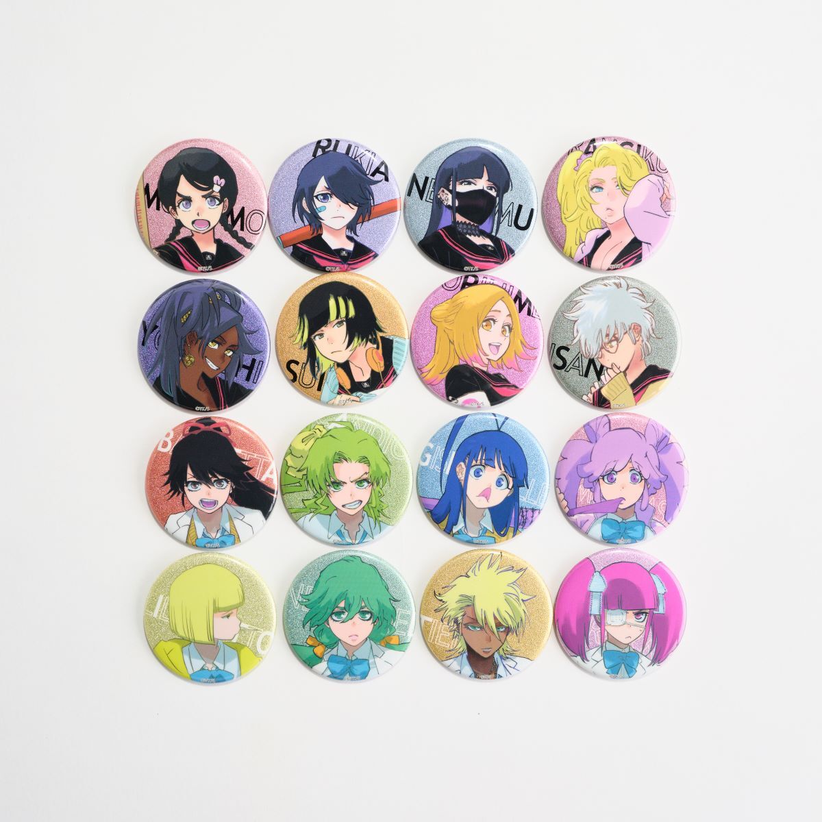 BLEACH WORLD 護廷高校&白砂女子 缶バッジコンプセット BLEACH WORLD 缶バッジ 護廷高校＆白砂女子 コンプセット