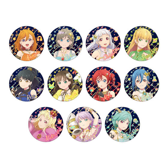 ラブライブ Liella サブカルファッション 缶バッジ マルガレーテ 16個 ラブライブ Liella サブカルファッション 缶バッジ マルガレーテ 16個