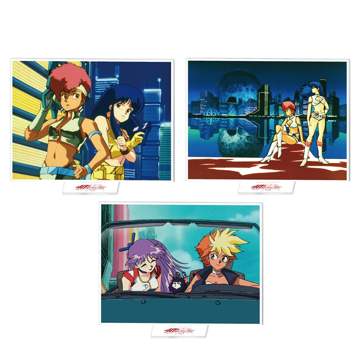 TVアニメ『ダーティペア』40周年記念展 場面写アクリルボード（全3種