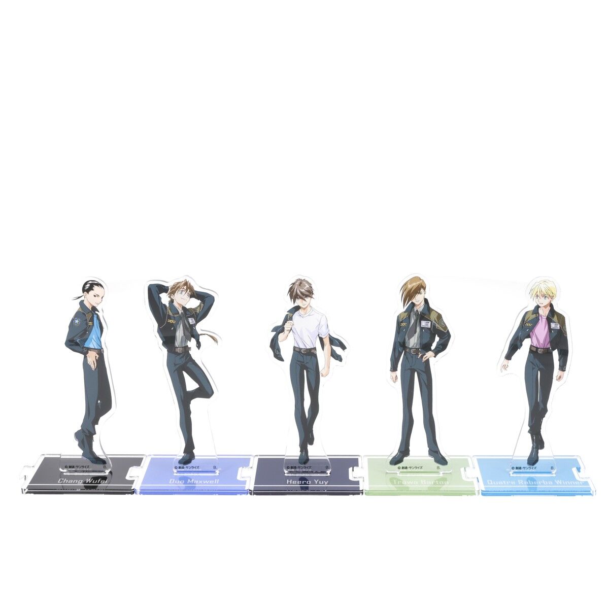 新機動戦記ガンダムW つながるアクリルスタンド　11個セット　プレバン 新機動戦記ガンダムW EW つながるアクリルスタンド 第二弾 （全5種