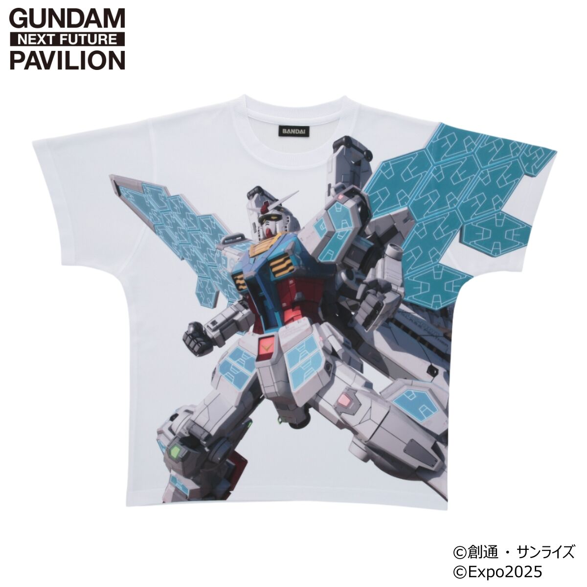 GUNDAM NEXT FUTURE PAVILION フルパネルTシャツ RX-78F00/E ガンダム