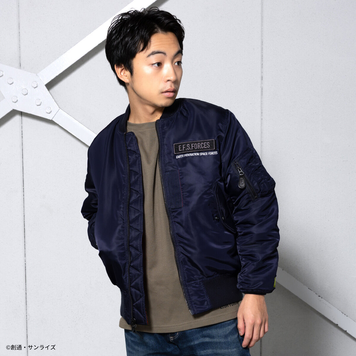 STRICT-G.ARMS『機動戦士ガンダム 逆襲のシャア』MA-1ジャケット AMURO