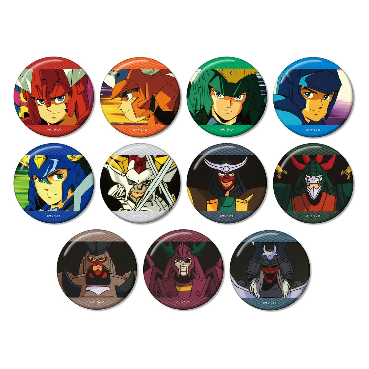 鎧伝サムライトルーパー トレーディング缶バッジ(全11種・ランダム11個