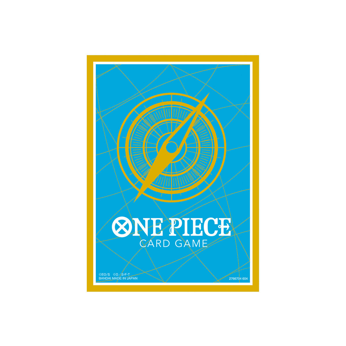 ONE PIECEカードゲーム リミテッドカードスリーブ -Standard Blue Gold