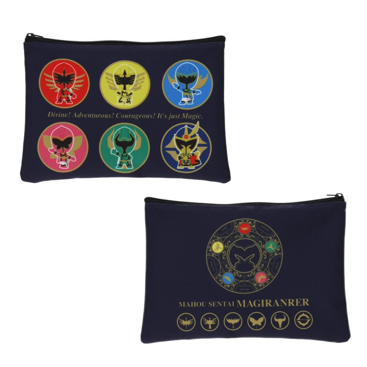 魔法戦隊マジレンジャー デフォルメ フラットポーチ | ファッション