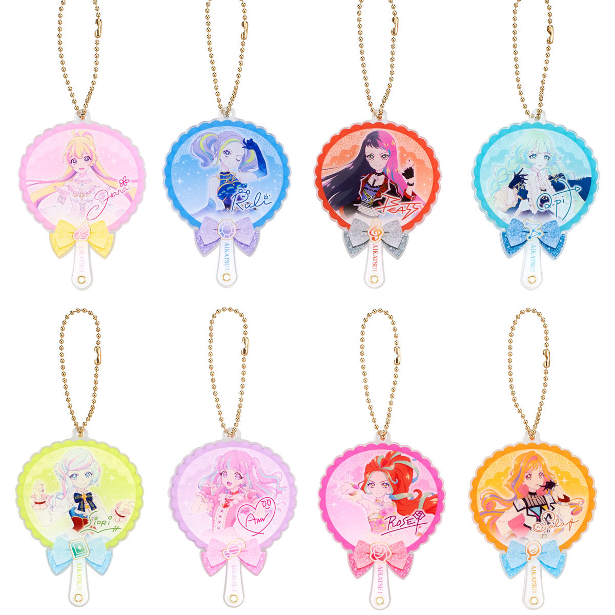 予約販売】かすたむめ～どチャーム おうえんうちわ アイカツプラネット