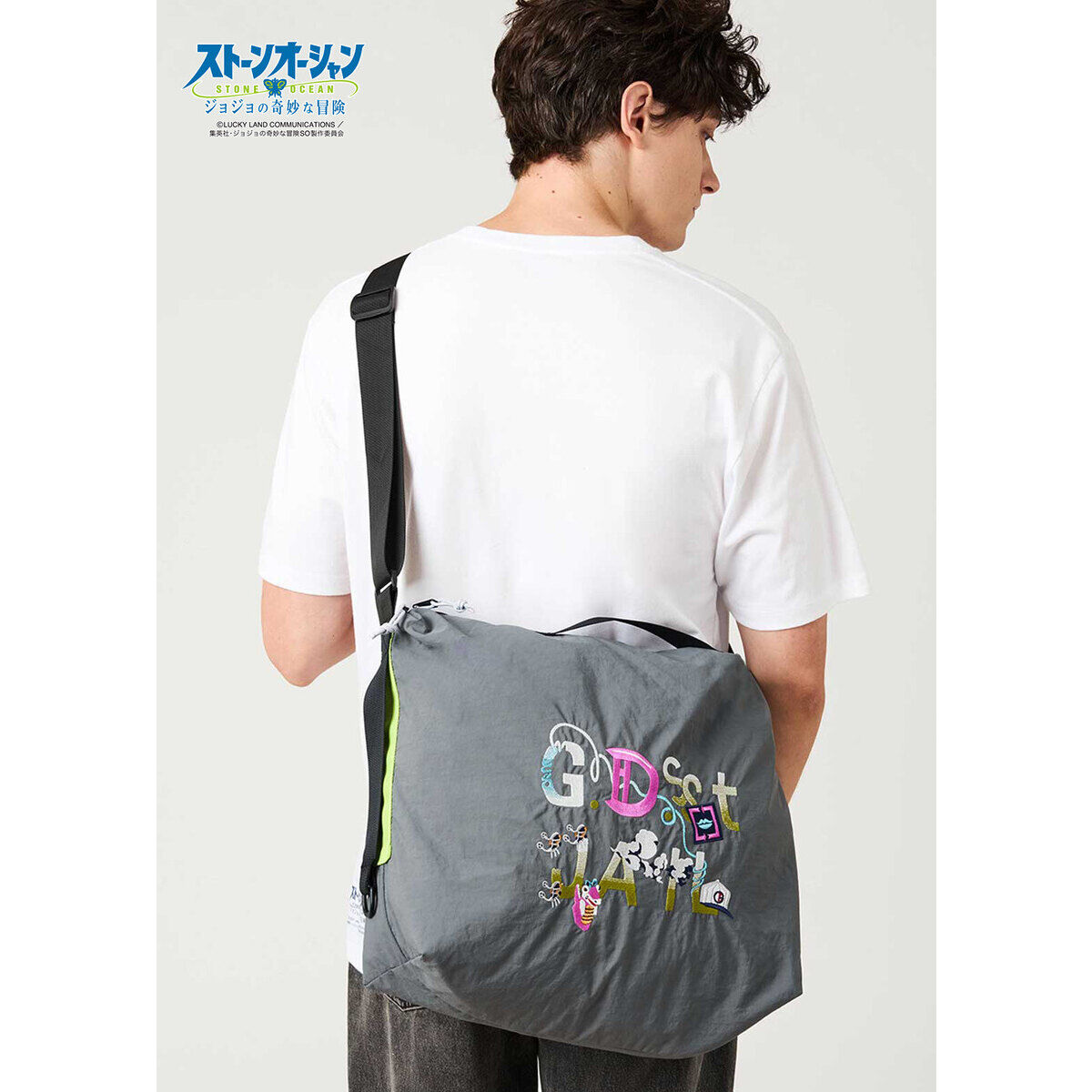 グラニフ ジョジョの奇妙な冒険 ショルダーバッグ アニメ『ジョジョの奇妙な冒険 ストーンオーシャン』 グラニフ