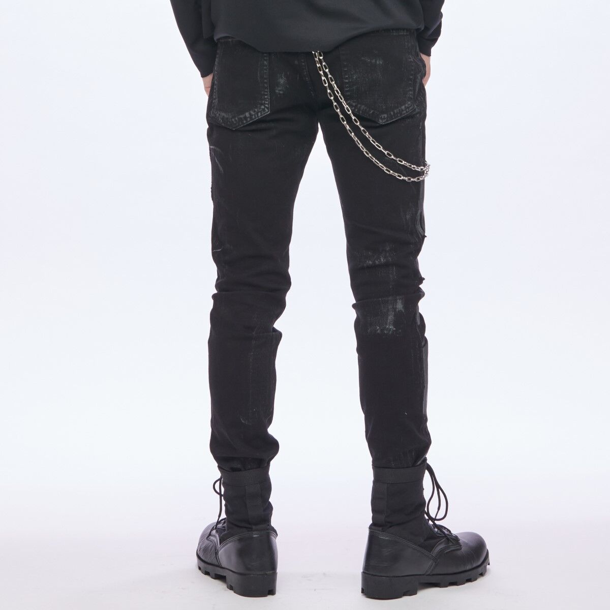 爆上戦隊ブンブンジャー 振騎玄蕃 衣装 パッチデニム キャストサイズ 爆上戦隊ブンブンジャー×h.NAOTO ブンオレンジ／振騎玄蕃 パッチデニム