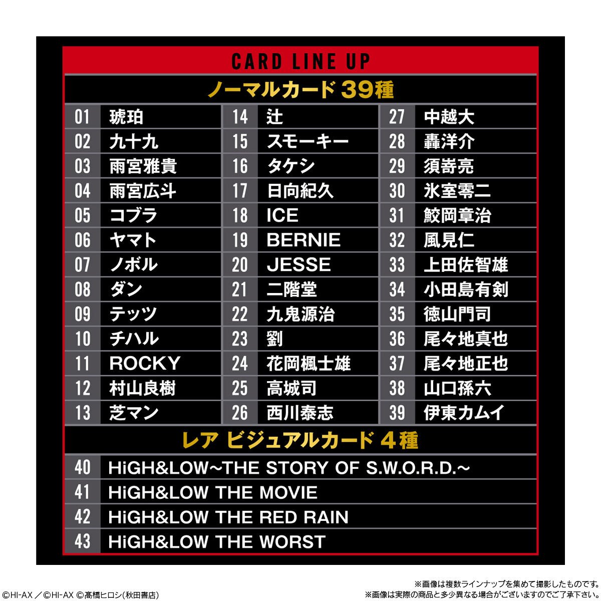 HiGH＆LOW 10TH ANNIVERSARY ウエハース(20個入) | おもちゃ