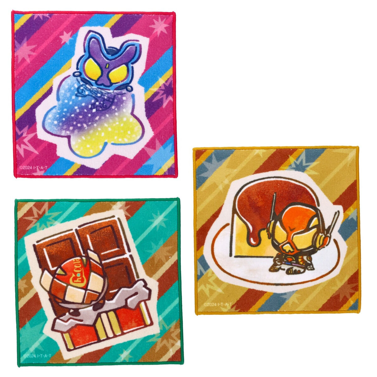 仮面ライダーガヴ お菓子 デフォルメ ミニタオル 全3種 | 仮面