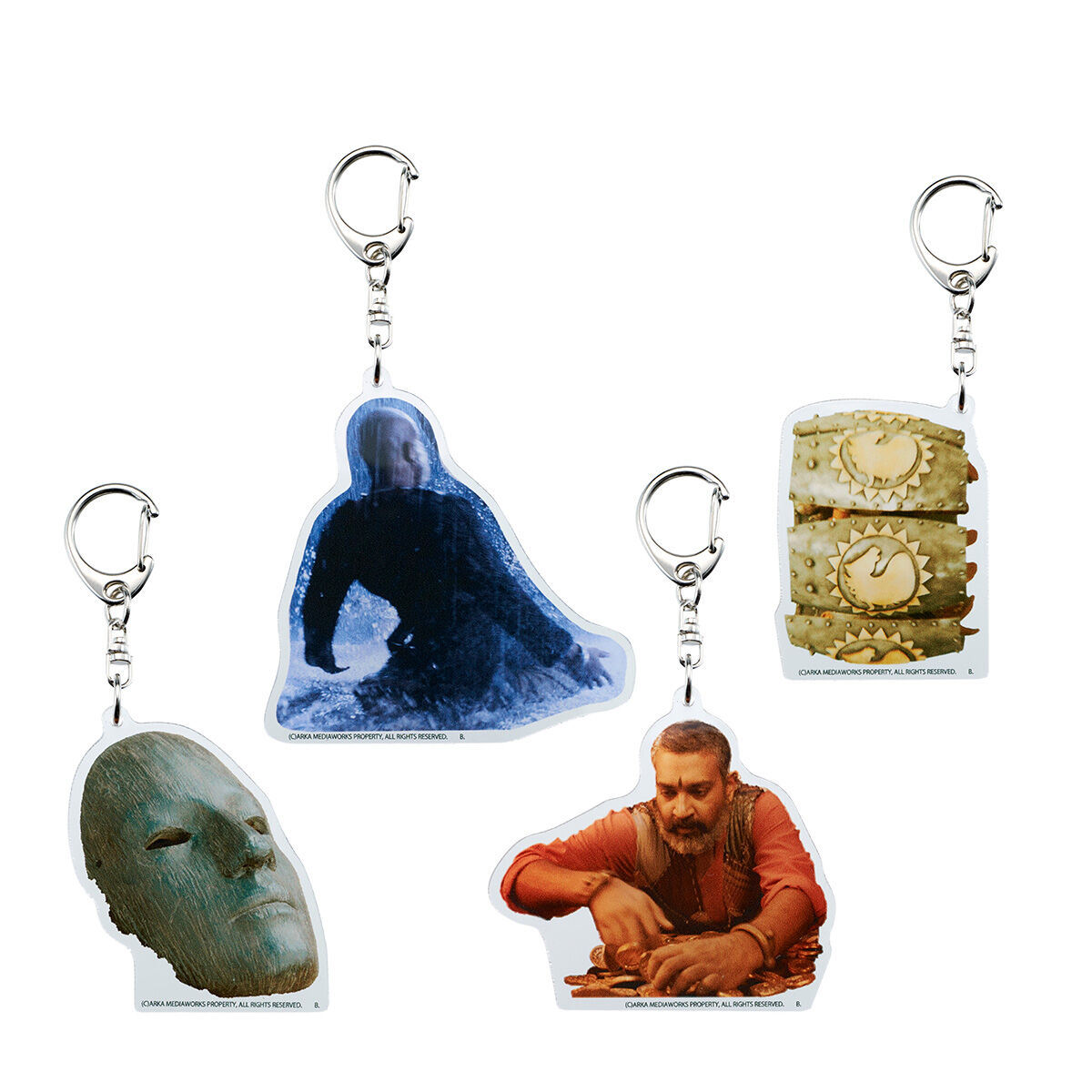 【＊ちょこ※断捨離中の為購入前にコメント要】 アニバーサリーキーホルダー バーフバリ アクリルキーホルダー（全4種） | フィギュア | アニメ