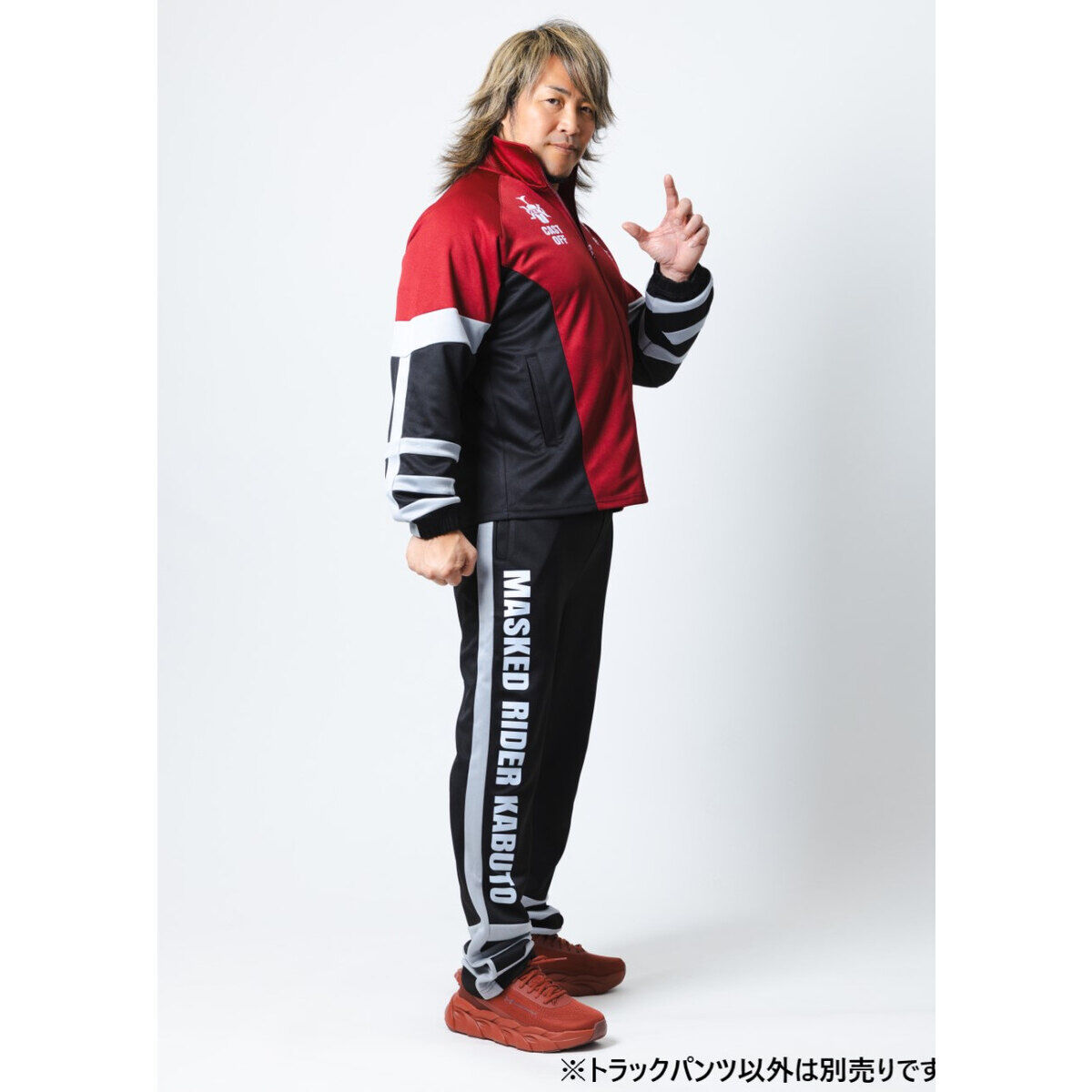 仮面ライダーカブト×棚橋弘至 コラボ トラックパンツ | 仮面ライダー