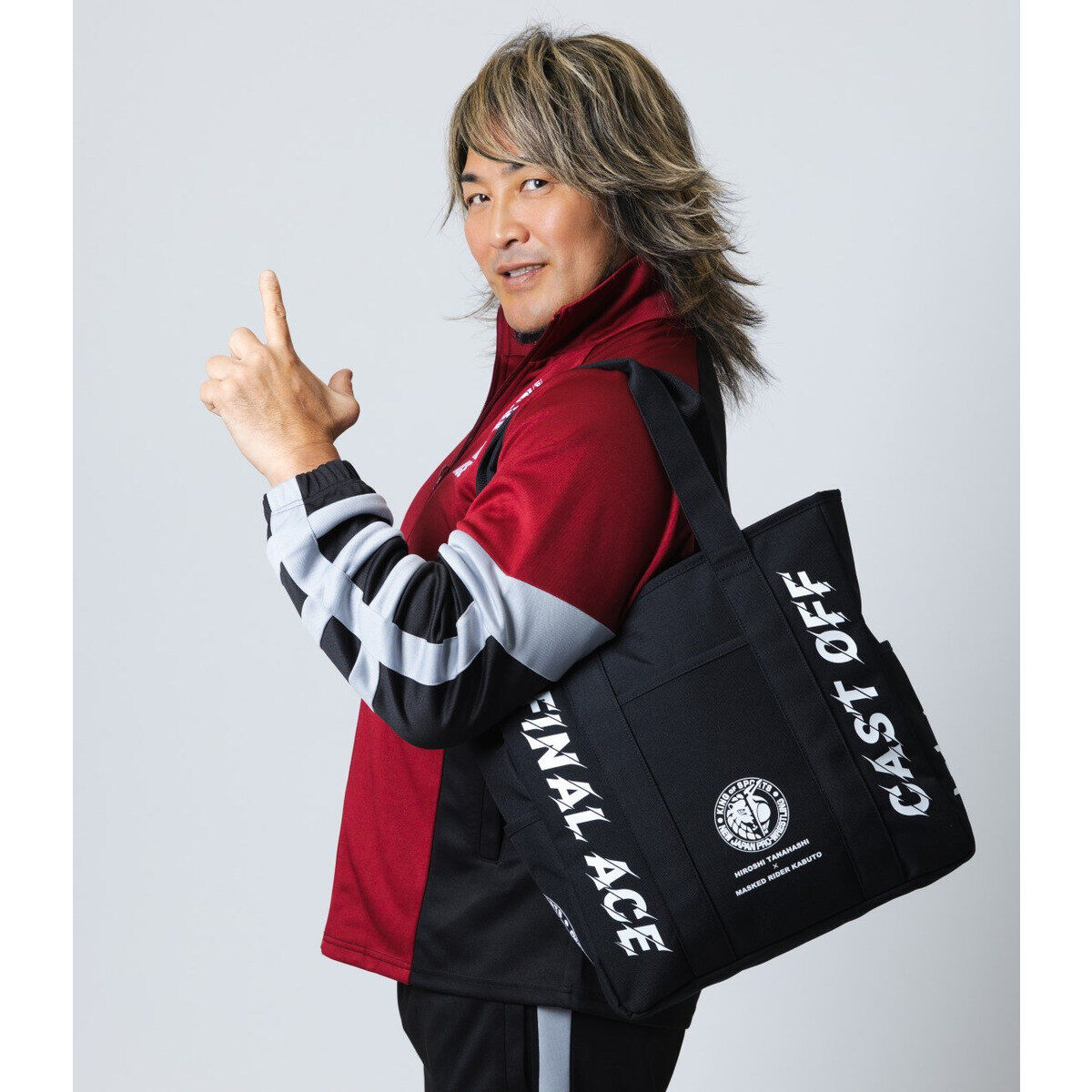 仮面ライダーカブト×棚橋弘至 コラボ トートバッグ | 仮面ライダー